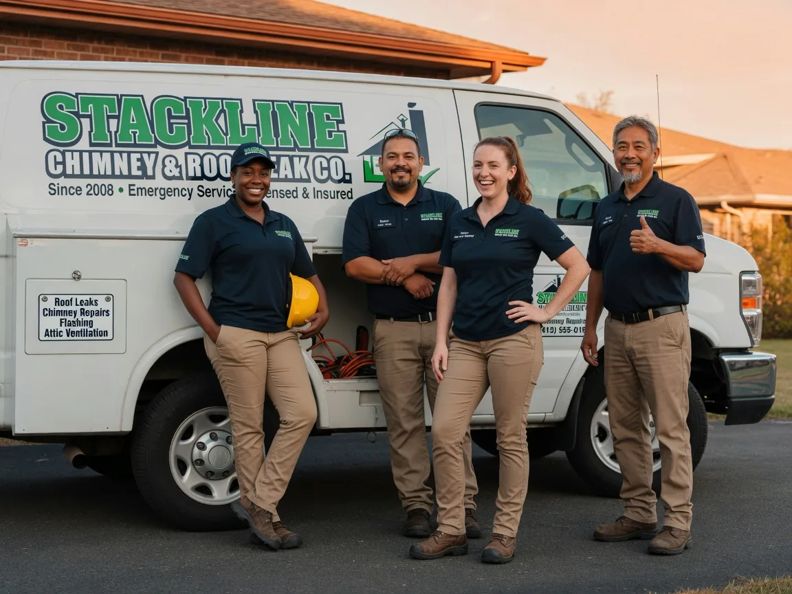Chimney flashing repair company in Logan, KS